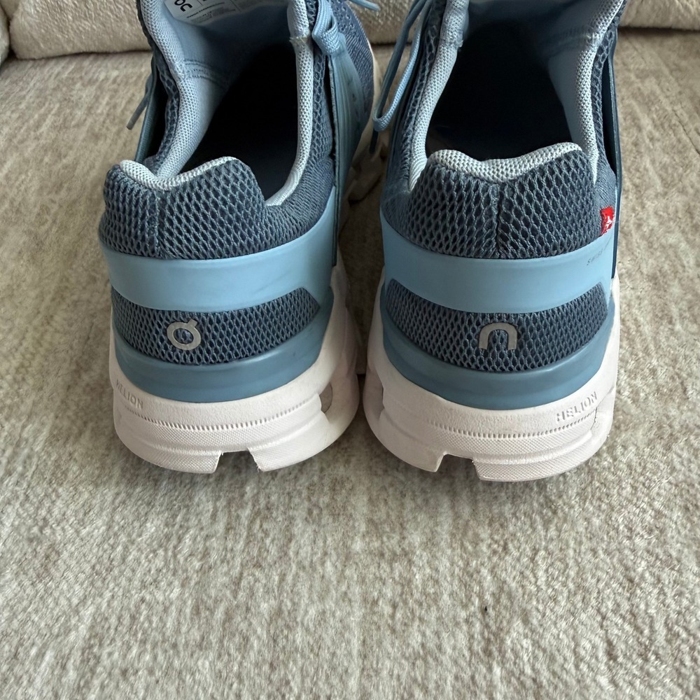 On Cloud Womens Blue Grey Running Shoes Sneakers SZ 8 - Picture 4 of 6